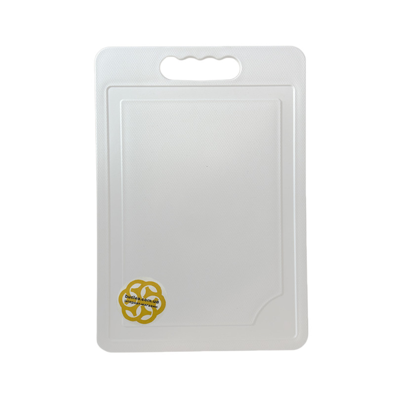 Будкрам купить Разделочная доска 32х22 см, пластик, белый SNMZ