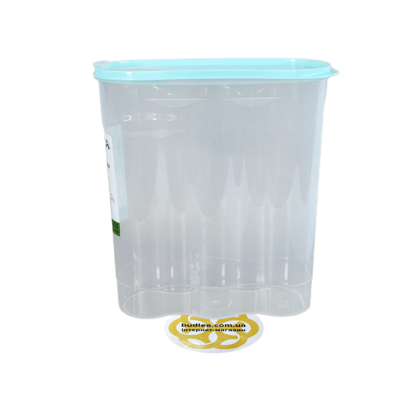 Будкрам купити Харчовий контейнер KING 6Л із кришкою, прямокутний, пластик, прозорий SNMZ