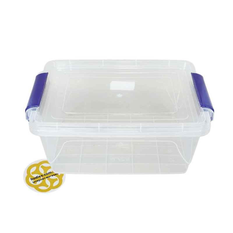 Будкрам купити Харчовий контейнер 5,5Л ELITE із кришкою прямокутний, пластик, прозорий SNMZ