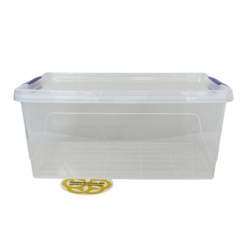 Будкрам купить Пищевой контейнер 15Л ELITE с крышкой прямоугольный, пластик, прозрачный SNMZ