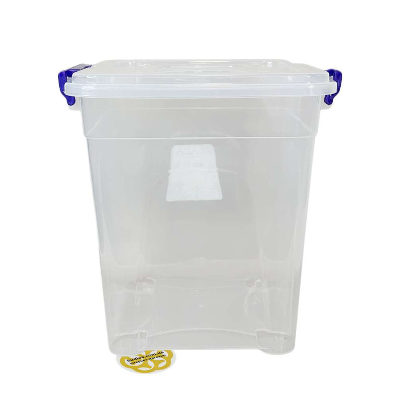 Будкрам купити Харчовий контейнер 16Л із кришкою JUMBO, квадратний, пластик, прозорий SNMZ