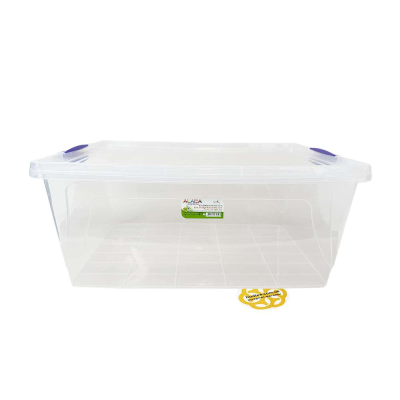 Будкрам купить Пищевой контейнер 22Л ELITE с крышкой прямоугольный, пластик, прозрачный SNMZ