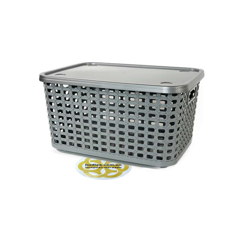Будкрам купить Корзина для хранения PREMIUM M с крышкой, прямоугольная SNMZ