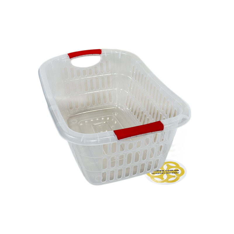Будкрам купить Корзина для белья LUX, прямоугольная, прозрачный SNMZ