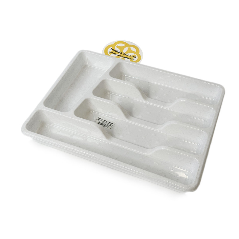 Будкрам купить Лоток для столовых приборов SMALL, пластик, белый SNMZ