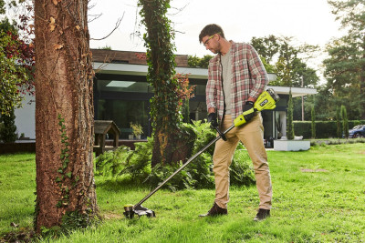 Будкрам купить Ryobi Триммер садовый аккумуляторный Ryobi RY18LTX38A-0, ONE+ НР 18В, бесщеточный, 38см(леска), технологии Whisper (без АКБ и ЗУ) Ryobi Триммер садовый аккумуляторный Ryobi RY18LTX38A-0, ONE+ НР 18В, бесщеточный, 38см(леска), технологии Whisper (без АКБ и ЗУ) 2