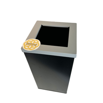 Будкрам купити Бак для сміття 50 Л, нержавіюча сталь, чорний Efor Бак для сміття 50 Л, нержавіюча сталь, чорний Efor 3