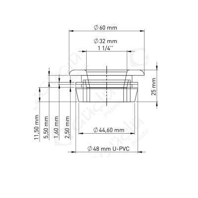 Будкрам купить Переходник адаптер для унитазу Ø60-32 мм, материал TPE Sanpreis Переходник адаптер для унитазу Ø60-32 мм, материал TPE Sanpreis 2