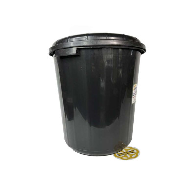 Будкрам купить Пластиковый мусорный бак с крышкой 35 Л, черный SNMZ