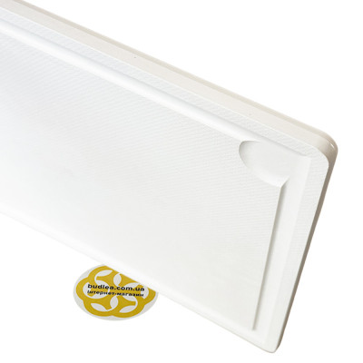 Будкрам купить Разделочная доска 26х35 см большая, пластик, белый SNMZ Разделочная доска 26х35 см большая, пластик, белый SNMZ 4