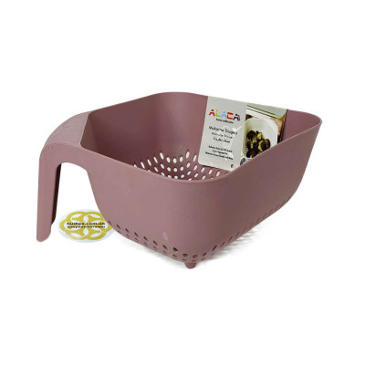 Будкрам купить Друшлаг с ручкой квадратный, пластик SNMZ