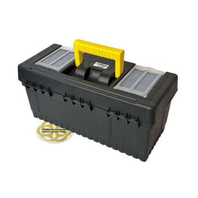 Будкрам купить Ящик для инструментов 16" 17х40.5х19 см, пластик, черный+скотч алюминиевый 50 м В ПОДАРОК SNMZ Ящик для инструментов 16" 17х40.5х19 см, пластик, черный+скотч алюминиевый 50 м В ПОДАРОК SNMZ 5