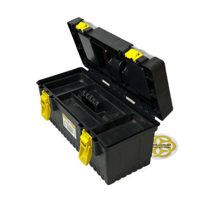 Будкрам купить Ящик для инструментов 16" 17х40.5х19 см, пластик, черный+скотч алюминиевый 50 м В ПОДАРОК SNMZ Ящик для инструментов 16" 17х40.5х19 см, пластик, черный+скотч алюминиевый 50 м В ПОДАРОК SNMZ 3