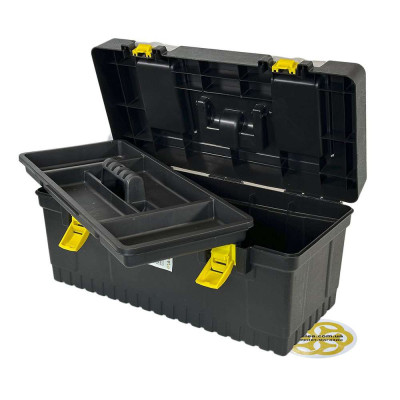 Будкрам купить Ящик для инструментов 22" 25х55х26 см, пластик, черный+скотч алюминиевый 50 м В ПОДАРОК SNMZ Ящик для инструментов 22" 25х55х26 см, пластик, черный+скотч алюминиевый 50 м В ПОДАРОК SNMZ 3