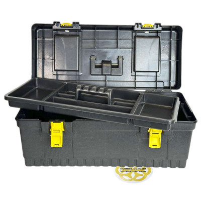 Будкрам купити Ящик для інструментів 26" 27х64.5х28.5 см, пластик, чорний SNMZ Ящик для інструментів 26" 27х64.5х28.5 см, пластик, чорний SNMZ 2