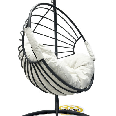 Будкрам купить Подвесное кресло кокон GALAXY  металлическое, антрацит Sanpreis Подвесное кресло кокон GALAXY  металлическое, антрацит Sanpreis 4