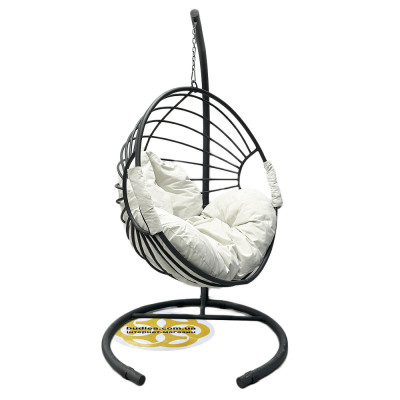 Будкрам купить Подвесное кресло кокон GALAXY  металлическое, антрацит Sanpreis Подвесное кресло кокон GALAXY  металлическое, антрацит Sanpreis 2