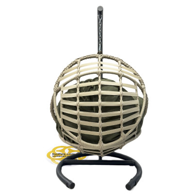 Будкрам купить Подвесное кресло кокон KIDS  из искусственного ротанга, бежевый Sanpreis Подвесное кресло кокон KIDS  из искусственного ротанга, бежевый Sanpreis 2