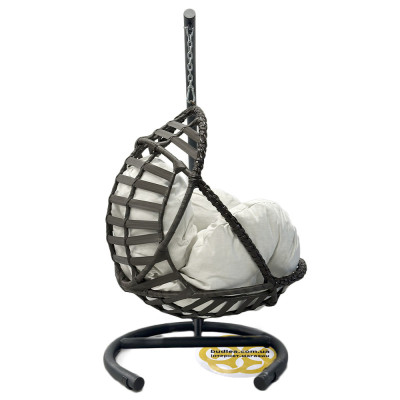 Будкрам купить Подвесное кресло кокон KIDS  из искусственного ротанга, коричневый Sanpreis Подвесное кресло кокон KIDS  из искусственного ротанга, коричневый Sanpreis 4