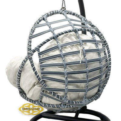 Будкрам купить Подвесное кресло кокон KIDS  из искусственного ротанга Sanpreis Подвесное кресло кокон KIDS  из искусственного ротанга Sanpreis 3