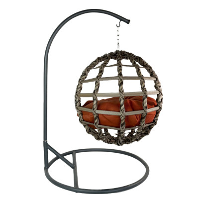 Будкрам купити Підвісне крісло кокон ZOO SWING для тварин, штучний ротанг SNMZ Підвісне крісло кокон ZOO SWING для тварин, штучний ротанг SNMZ 7
