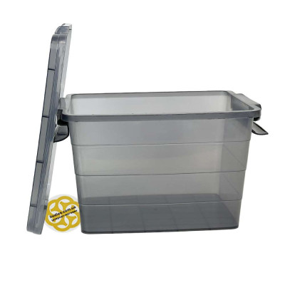 Будкрам купить Пищевой контейнер 9Л MAX с крышкой прямоугольный, пластик, прозрачный дымчатый SNMZ Пищевой контейнер 9Л MAX с крышкой прямоугольный, пластик, прозрачный дымчатый SNMZ 2