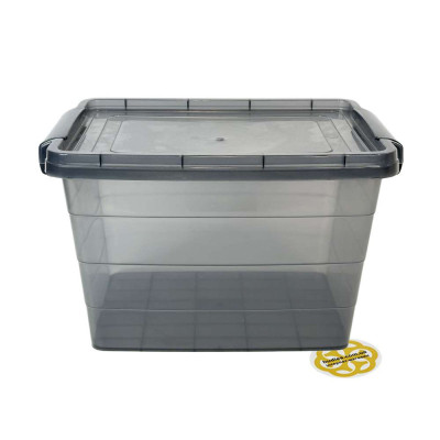 Будкрам купить Пищевой контейнер 9Л MAX с крышкой прямоугольный, пластик, прозрачный дымчатый SNMZ