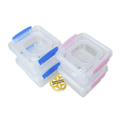 Будкрам купить Пищевой контейнер 500 мл с крышкой, квадратный, пластик, прозрачный SNMZ Пищевой контейнер 500 мл с крышкой, квадратный, пластик, прозрачный SNMZ 6