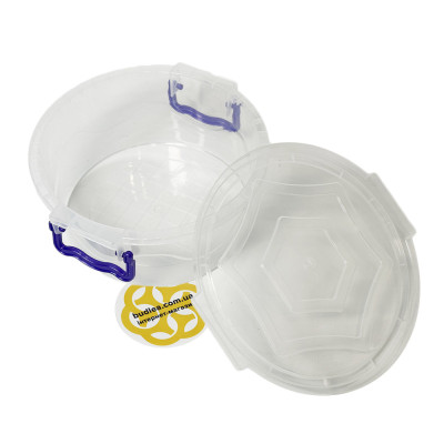 Будкрам купить Контейнер для продуктов 2,2Л с крышкой, круглый, пластик, прозрачный SNMZ Контейнер для продуктов 2,2Л с крышкой, круглый, пластик, прозрачный SNMZ 2