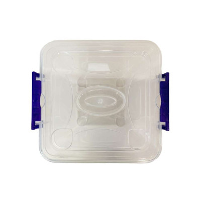 Будкрам купити Харчовий контейнер 16Л із кришкою JUMBO, квадратний, пластик, прозорий SNMZ Харчовий контейнер 16Л із кришкою JUMBO, квадратний, пластик, прозорий SNMZ 4