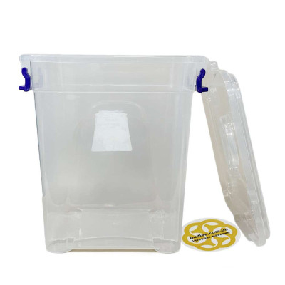 Будкрам купити Харчовий контейнер 16Л із кришкою JUMBO, квадратний, пластик, прозорий SNMZ Харчовий контейнер 16Л із кришкою JUMBO, квадратний, пластик, прозорий SNMZ 3