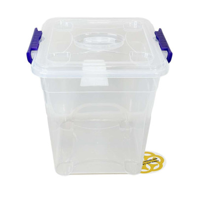 Будкрам купити Харчовий контейнер 16Л із кришкою JUMBO, квадратний, пластик, прозорий SNMZ Харчовий контейнер 16Л із кришкою JUMBO, квадратний, пластик, прозорий SNMZ 2