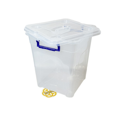 Будкрам купить Пищевой контейнер 24Л с крышкой JUMBO, квадратный, пластик, прозрачный SNMZ Пищевой контейнер 24Л с крышкой JUMBO, квадратный, пластик, прозрачный SNMZ 3