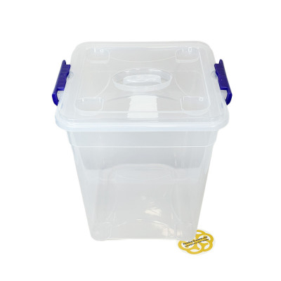 Будкрам купить Пищевой контейнер 24Л с крышкой JUMBO, квадратный, пластик, прозрачный SNMZ