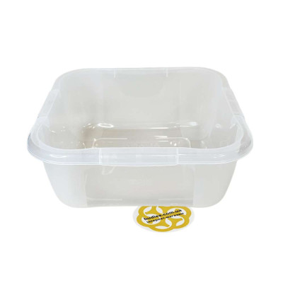 Будкрам купить Пластиковый контейнер 15Л без крышки, квадратный, прозрачный SNMZ Пластиковый контейнер 15Л без крышки, квадратный, прозрачный SNMZ 3