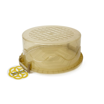 Будкрам купить Контейнер для продуктов 3,4Л с крышкой, круглый, пластик, прозрачный беж SNMZ Контейнер для продуктов 3,4Л с крышкой, круглый, пластик, прозрачный беж SNMZ 2