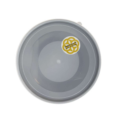 Будкрам купить Контейнер для еды 2,7Л с крышкой, круглый, пластик, серый SNMZ Контейнер для еды 2,7Л с крышкой, круглый, пластик, серый SNMZ 2