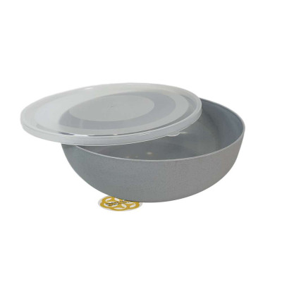 Будкрам купить Контейнер для еды 2,7Л с крышкой, круглый, пластик, серый SNMZ Контейнер для еды 2,7Л с крышкой, круглый, пластик, серый SNMZ 5