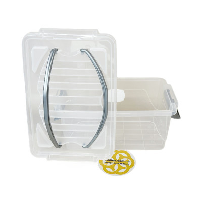 Будкрам купить Пищевой контейнер 5Л STYLE с крышкой и ручками, прямоугольный, пластик, прозрачный SNMZ Пищевой контейнер 5Л STYLE с крышкой и ручками, прямоугольный, пластик, прозрачный SNMZ 6