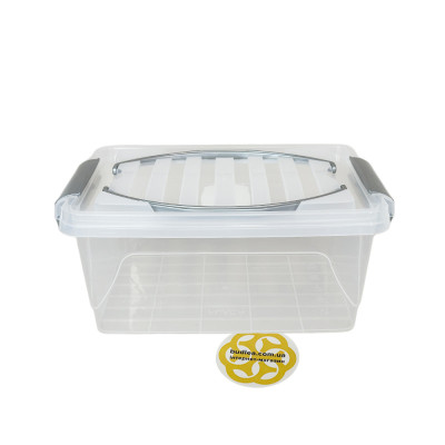 Будкрам купить Пищевой контейнер 5Л STYLE с крышкой и ручками, прямоугольный, пластик, прозрачный SNMZ Пищевой контейнер 5Л STYLE с крышкой и ручками, прямоугольный, пластик, прозрачный SNMZ 5