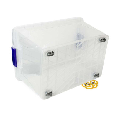 Будкрам купить Контейнер для хранения 50Л JUMBO на колесах, с крышкой, прямоугольный, пластик, прозрачный+подарок SNMZ Контейнер для хранения 50Л JUMBO на колесах, с крышкой, прямоугольный, пластик, прозрачный+подарок SNMZ 6