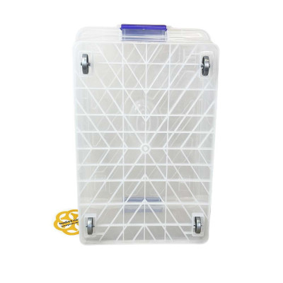 Будкрам купить Контейнер для хранения 50Л JUMBO на колесах, с крышкой, прямоугольный, пластик, прозрачный+подарок SNMZ Контейнер для хранения 50Л JUMBO на колесах, с крышкой, прямоугольный, пластик, прозрачный+подарок SNMZ 5