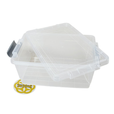 Будкрам купити Харчовий контейнер 10Л ELITE із кришкою прямокутний, пластик, прозорий SNMZ Харчовий контейнер 10Л ELITE із кришкою прямокутний, пластик, прозорий SNMZ 3