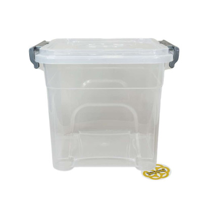 Будкрам купить Пищевой контейнер 8Л с крышкой JUMBO, квадратный, пластик, прозрачный SNMZ