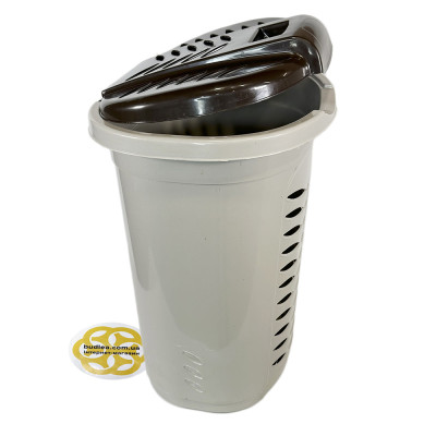 Будкрам купить Корзина для белья с крышкой FLAT 54Л пластик, бежевый+ланчбокс в подарок SNMZ Корзина для белья с крышкой FLAT 54Л пластик, бежевый+ланчбокс в подарок SNMZ 4