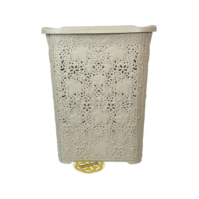 Будкрам купить Корзина для белья с крышкой LACE, пластик SNMZ
