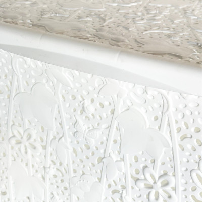 Будкрам купить Корзина для белья с крышкой LACE, пластик SNMZ Корзина для белья с крышкой LACE, пластик SNMZ 4