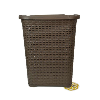 Будкрам купить Корзина для белья с крышкой RATTAN, пластик SNMZ Корзина для белья с крышкой RATTAN, пластик SNMZ 10