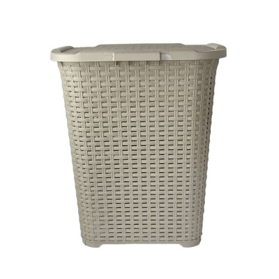 Будкрам купить Корзина для белья с крышкой RATTAN, пластик SNMZ Корзина для белья с крышкой RATTAN, пластик SNMZ 2