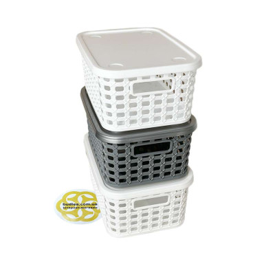 Будкрам купить Корзина для хранения PREMIUM S с крышкой, маленькая, прямоугольная SNMZ Корзина для хранения PREMIUM S с крышкой, маленькая, прямоугольная SNMZ 10